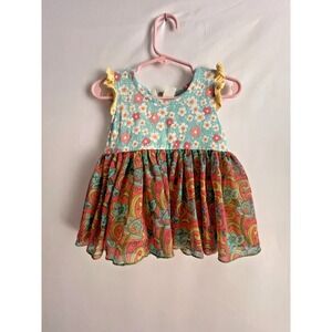 Matilda Jane Dress Girls 18 Months Floral Mix Print Chiffon Skirt Whimsy School